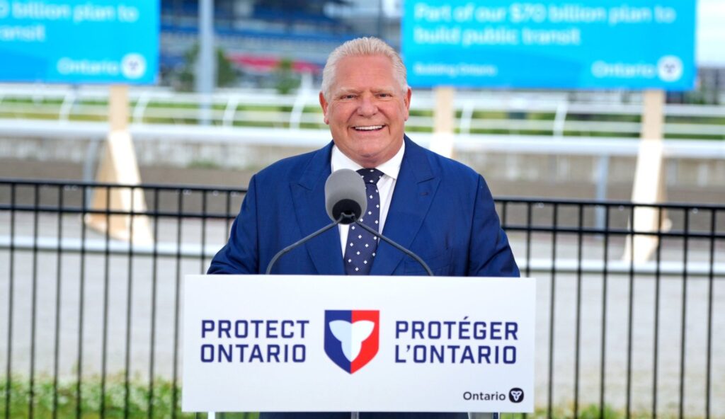 Ontario Premier Doug Ford’s. Photo: @fordnation / 'X'.