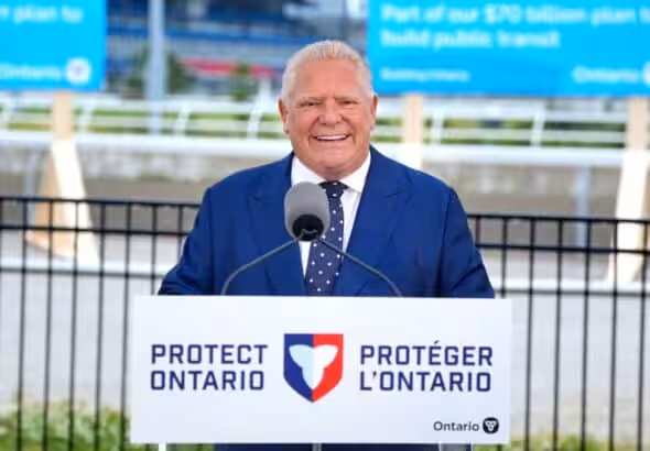 Ontario Premier Doug Ford’s. Photo: @fordnation / 'X'.