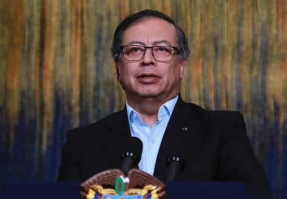 Colombian President Gustavo Petro. File photo.