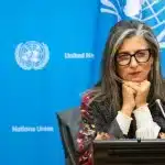 UN Human Rights Council Special Rapporteur Francesca Albanese. Photo: The Cradle/file photo.