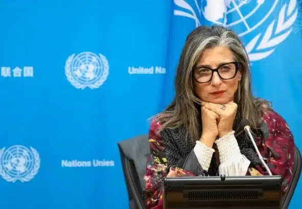 UN Human Rights Council Special Rapporteur Francesca Albanese. Photo: The Cradle/file photo.