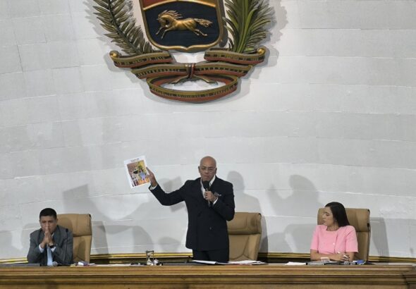 President of the National Assembly, Jorge Rodríguez. Photo: AN Press.