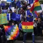 Demonstration in support of Evo Morales in Bolivia, August 1, 2025. Photo: Juan Karita/AP.