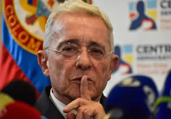 Álvaro Uribe, former president of Colombia and head of Operation Orion. Photo: Cristian Bayona/Zuma Press/ContactoPhoto.