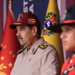 Venezuelan President Nicolás Maduro giving statements during the Bolivarian National Guard (GNB) anniversary ceremony on Monday, August 4, 2025. Photo: CiudadMCY.
