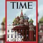 May 2017 TIME magazine cover, depicting the White House being absorbed by the Kremlin. File photo.