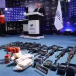 Venezuelan Interior Minister Diosdado Cabello giving statements to the press about the recent far-right terrorist plot foiled in Venezuela, on August 7, 2025. Photo: Con el Mazo Dando.