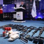 Venezuelan Interior Minister Diosdado Cabello giving statements to the press about the recent far-right terrorist plot foiled in Venezuela, on August 7, 2025. Photo: Con el Mazo Dando.