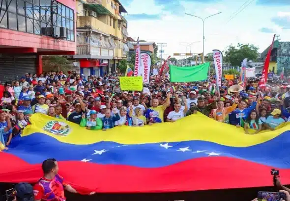 Chavista rally in Caracas. Photo: Council on Hemispheric Affairs.