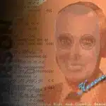 Johnny Carson poster with the abbreviation "CIA" on Carson's eyes. Illustration: MintPress News.