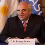 Former general secretary of UNASUR, Ernesto Samper, at a meeting of the organization. File photo.
