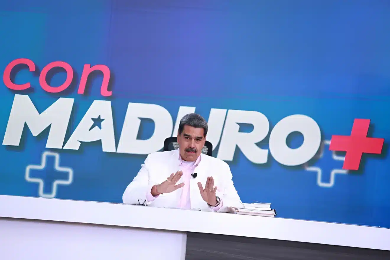 Venezuelan President Nicolás Maduro during his program Con Maduro+, Monday, August 4, 2025. Photo: Presidential Press.
