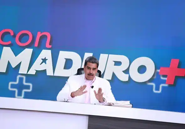 Venezuelan President Nicolás Maduro during his program Con Maduro+, Monday, August 4, 2025. Photo: Presidential Press.