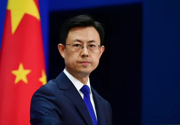 Chinese Foreign Ministry spokesperson Guo Jiakun on Monday, August 25, 2025. Photo: X/@MFA_China.