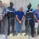 The three individuals arrested in Honduras for involvement in a coup and assassination plot. Photo: Diario El País Honduras.