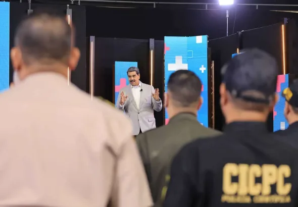 Venezuelan President Nicolas Maduro during the broadcast of his program Con Maduro+ on August 11, 2025. Photo: Presidential Press.