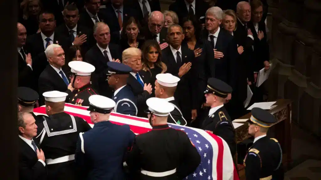 Trump-Obama-Clinton-Bush-funeral-public-domain (1)
