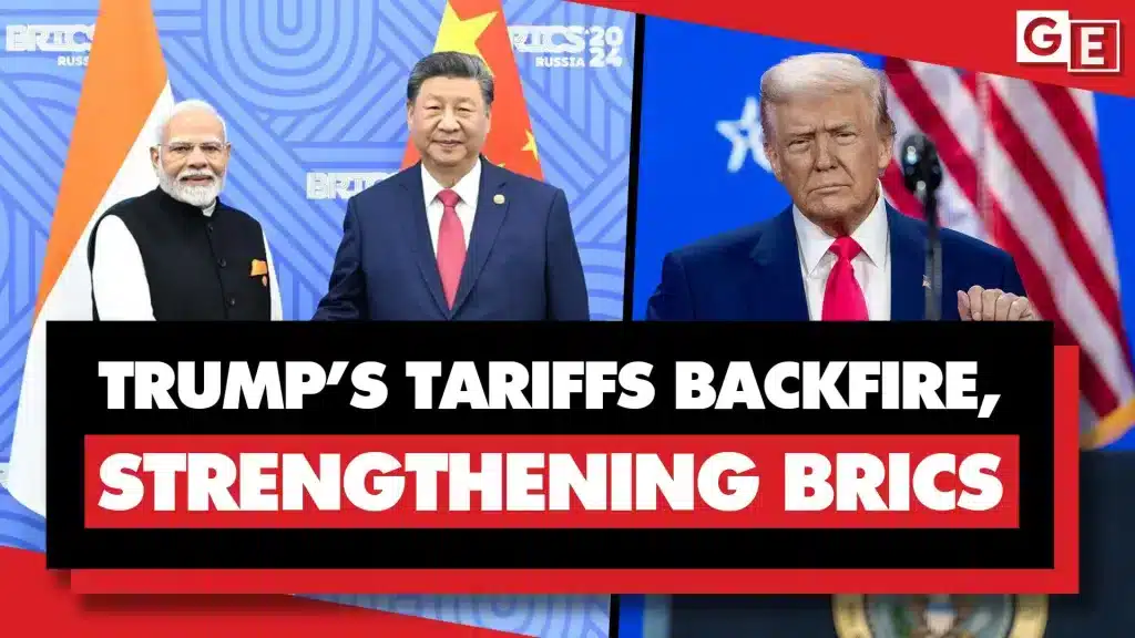 'Trump's Tariffs Backfire, Strengthening BRICS.' Photo: Geopolitical Economy Report.
