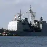 US Navy warship in the Caribbean international waters. Photo: US Navy/MC3 John Suits.