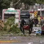 A drone and a vehicle-borne explosion kill at least 18 in Colombia, targeting police and a military facility. Photo: @theblazetrends.