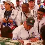 Venezuelans join the Bolivarian Militia enlistment drive against US invasion threats, August 29, 2025. Photo: AVN.