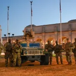 National Guard members in Washington DC, U.S., Aug. 14, 2025. Photo: X/@DeptofDefense.