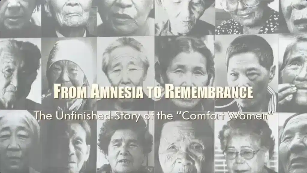 Screenshot from the video titled 'From Amnesia to Remembrance: The Unfinished Story of the ‘Comfort Women.’ Photo: CGTN.