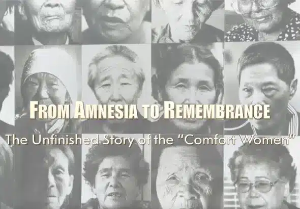 Screenshot from the video titled 'From Amnesia to Remembrance: The Unfinished Story of the ‘Comfort Women.’ Photo: CGTN.