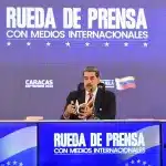 Venezuelan President Nicolás Maduro during a press conference with foreign correspondents at Miraflores Palace, Caracas, on Monday, September 1, 2025. Photo: Presidential Press.