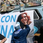 Buenos Aires, September 2, 2022: Argentinians march in support of Vice President Cristina Fernández de Kirchner, following the attack. Photo: Virginia Chaile/Zuma Press/ContactoPhoto.