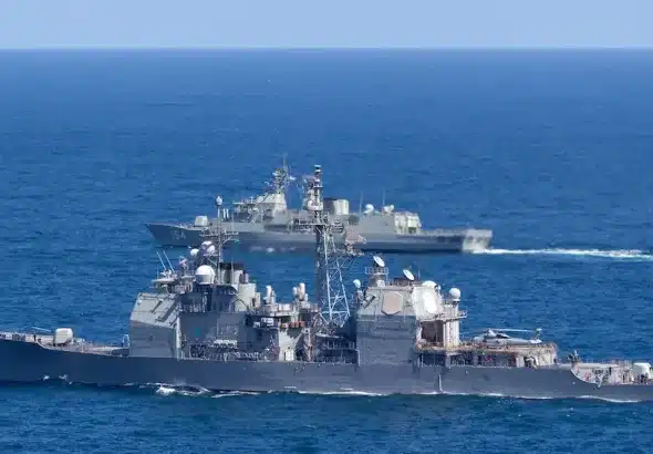 US warships. Photo: Caitlin´s Newsletter/File photo.