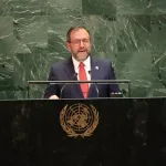 Venezuelan Foreign Minister Yván Gil delivers his speech at the 80th UNGA session, September 26, 2025, at the UN headquarters in New York, USA. Photo: AFP.