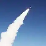 Launch of a Yemeni "Palestine-2" hypersonic ballistic missile against an Israeli target. Photo: PressTV/File photo.