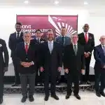 Foreign ministers of ALBA-TCP after the meeting of the bloc's Political Council in New York, September 25, 2025. Photo: Foreign Affairs Ministry of Cuba.