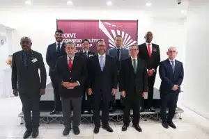 Foreign ministers of ALBA-TCP after the meeting of the bloc's Political Council in New York, September 25, 2025. Photo: Foreign Affairs Ministry of Cuba.
