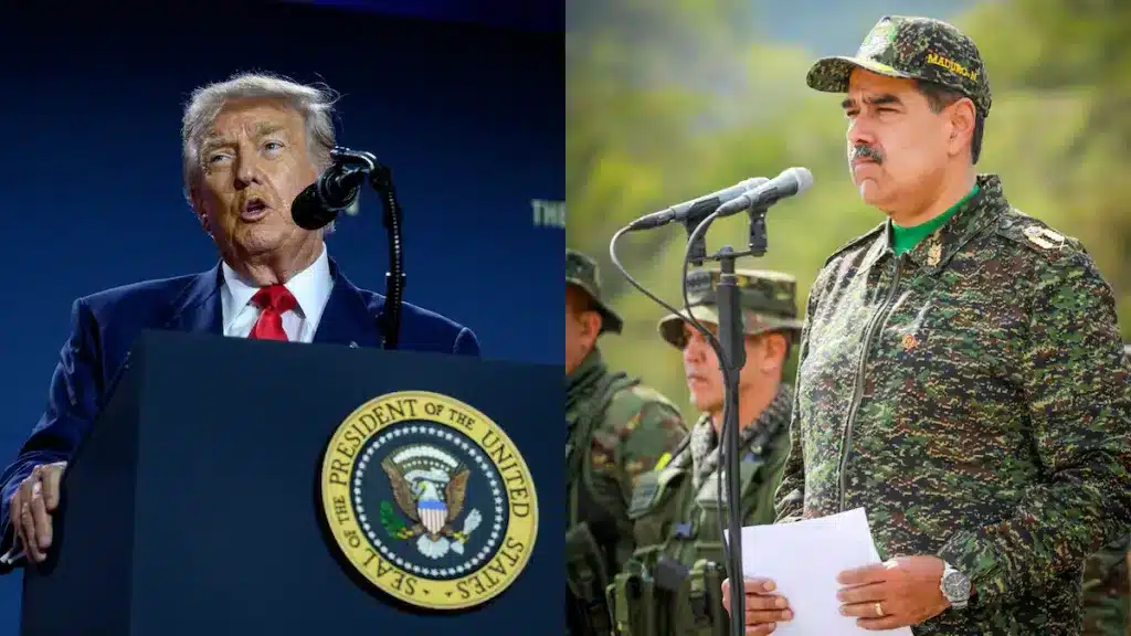 US President Donald Trump (left), Venezuelan President Nicolás Maduro (right). Photo: Presidential Press.