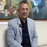 Venezuelan Culture Minister Ernesto Villegas during his interview with Sputnik. Photo: José Negrón Valera.