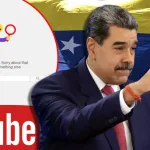 Photo composition showing Venezuelan President Nicolás Maduro, a YouTube error message, and the Venezuelan flag. Photo: El Imparcial (Mexico).