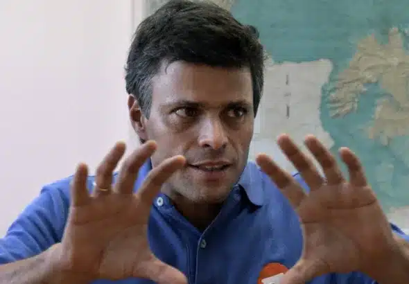 Venezuelan far-right politician Leopoldo López. File photo.