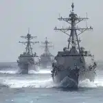 The US deployed three naval destroyers in international waters near Venezuela. Photo: US Navy/file photo.