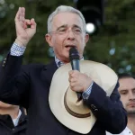 Álvaro Uribe, former president of Colombia, accused of ties to narco-trafficking and paramilitary groups. File photo.