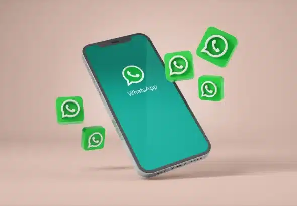 The WhatsApp application on a cellphone. File photo.