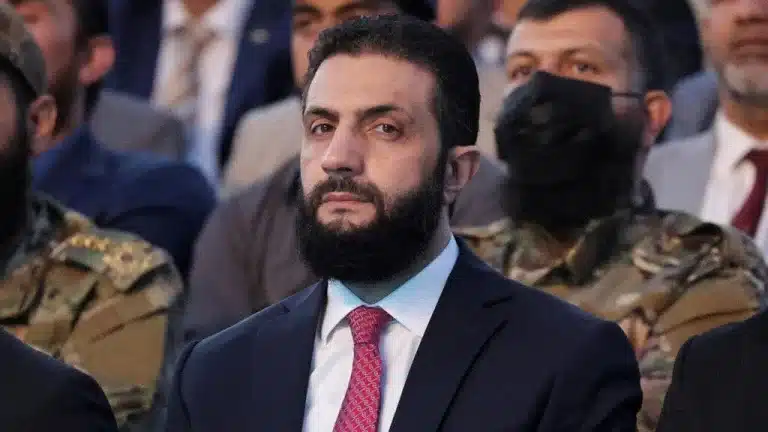 Syria's standing figurehead, al-Julani. Photo: Khalil Ashawi/Reuters.