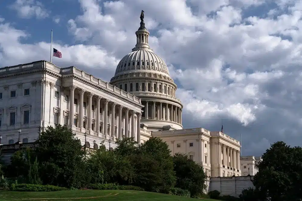 The West front of the Capital in Washington, Thursday, September 11, 2025. Photo: Al Mayadeen.