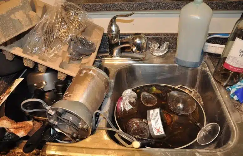 Equipment in a clandestine fentanyl lab in the US. File photo.