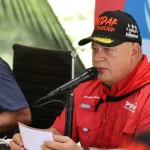 Venezuelan Interior Minister Diosdado Cabello during the weekly PSUV press conference on Monday, September 8, 2025. Photo: AVN.