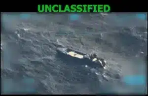 Screenshot of a video released by the US War Secretary showing the assassination of three Venezuelans on a small boat allegedly carrying drugs. Photo: Screenshot/X/@DOWresponse.