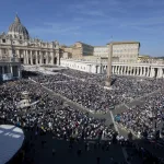 St. Peter's Square in the Vatican on Sunday, Oct. 19, 2025 Foto: Massimo Percossi/EFE.
