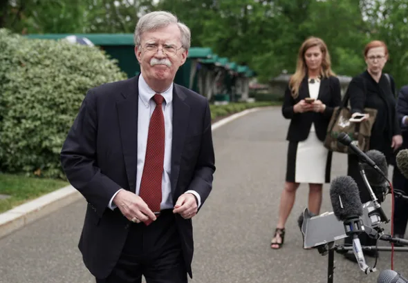 Former US National Security Advisor John Bolton (C). Photo: Chip Somodevilla/Getty Images.