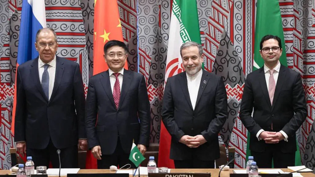 The Fourth Quadripartite Meeting of Foreign Ministers of China, Russia, Iran, and Pakistan on September 25, 2025, held on the sidelines of the 80th session of the United Nations General Assembly in New York. Photo: Ministry of Foreign Affairs Peopleâs Republic of China.